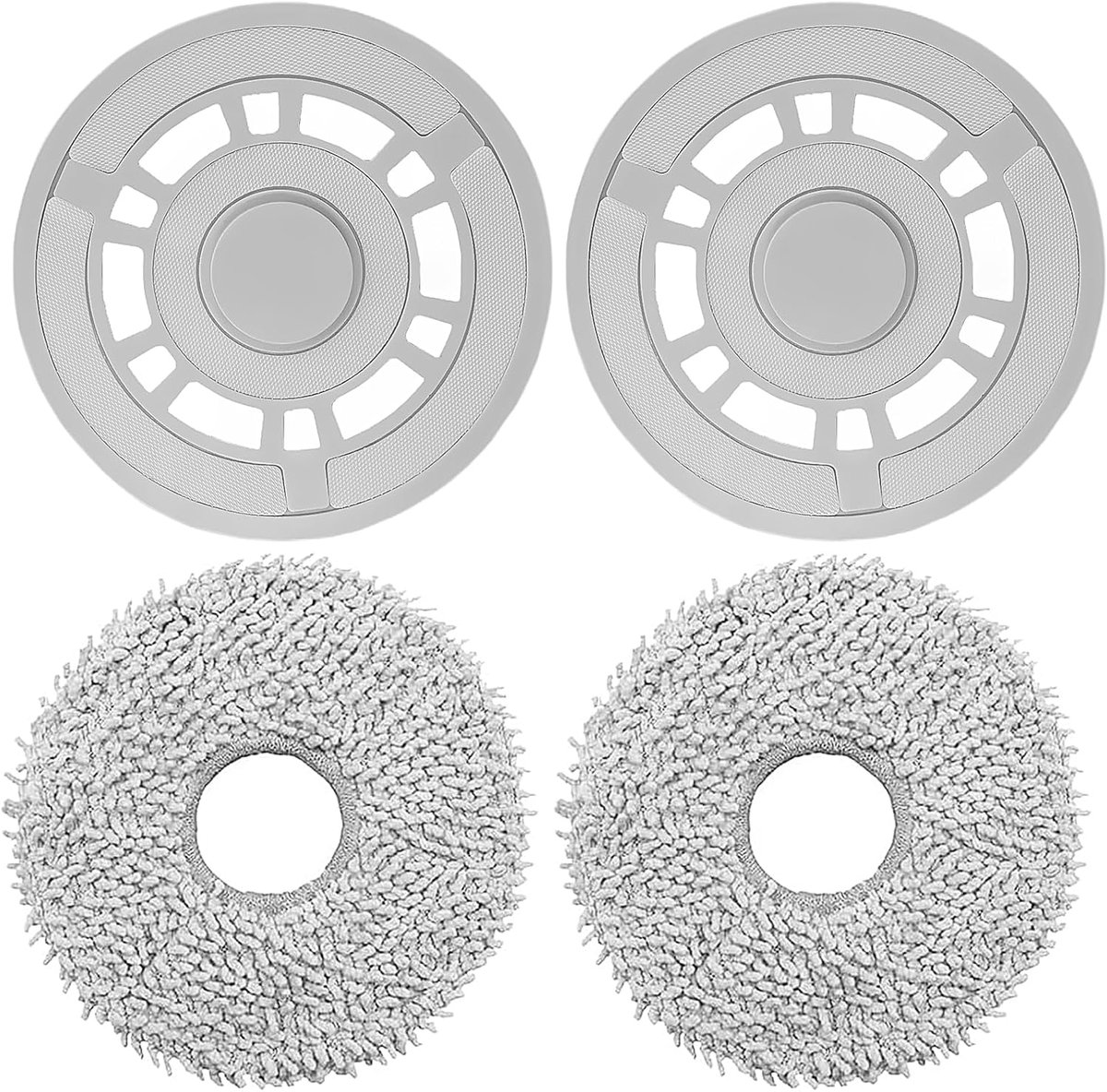 Dweilen met reservehouder, accessoires voor Xiaomi X20+, voor Dreame L10s Pro Gen 2, L10 Ultra, L10S Pro, L10S Ultra, L10 Prime, X20 Pro stofzuiger, dweilplaten, reserveonderdelen