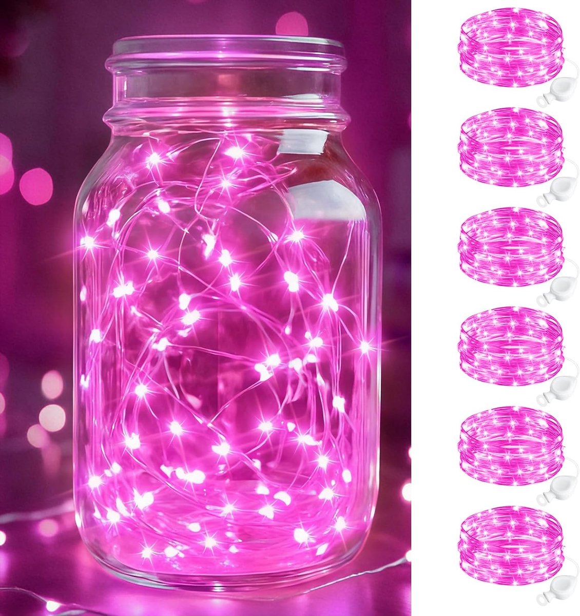 Led-lichtsnoeren 2 m - 20 leds - waterdicht - sfeervolle decoratie voor binnen - SnelShoppen