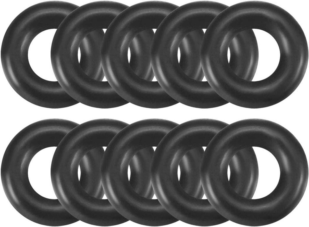 10Pieces 9mm x 2.5mm Rubber O-ring Olieafdichting Ring Pakkingen Zwart