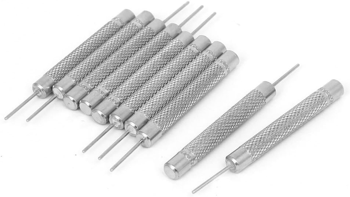 Sourcing map 10 stuks 0,9 mm Dmr doorn horloge band band links nagel remover punch reparatie DE de