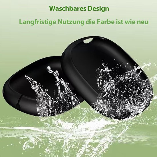 3-in-1 hoes, cover en draagtas voor Apple Airpods Max koptelefoon, anti-kras oorkussen/oorschelp/voorhoofdband-afdekking hoes accessoire voor Apple Airpod Max (zwart) — afbeelding 4