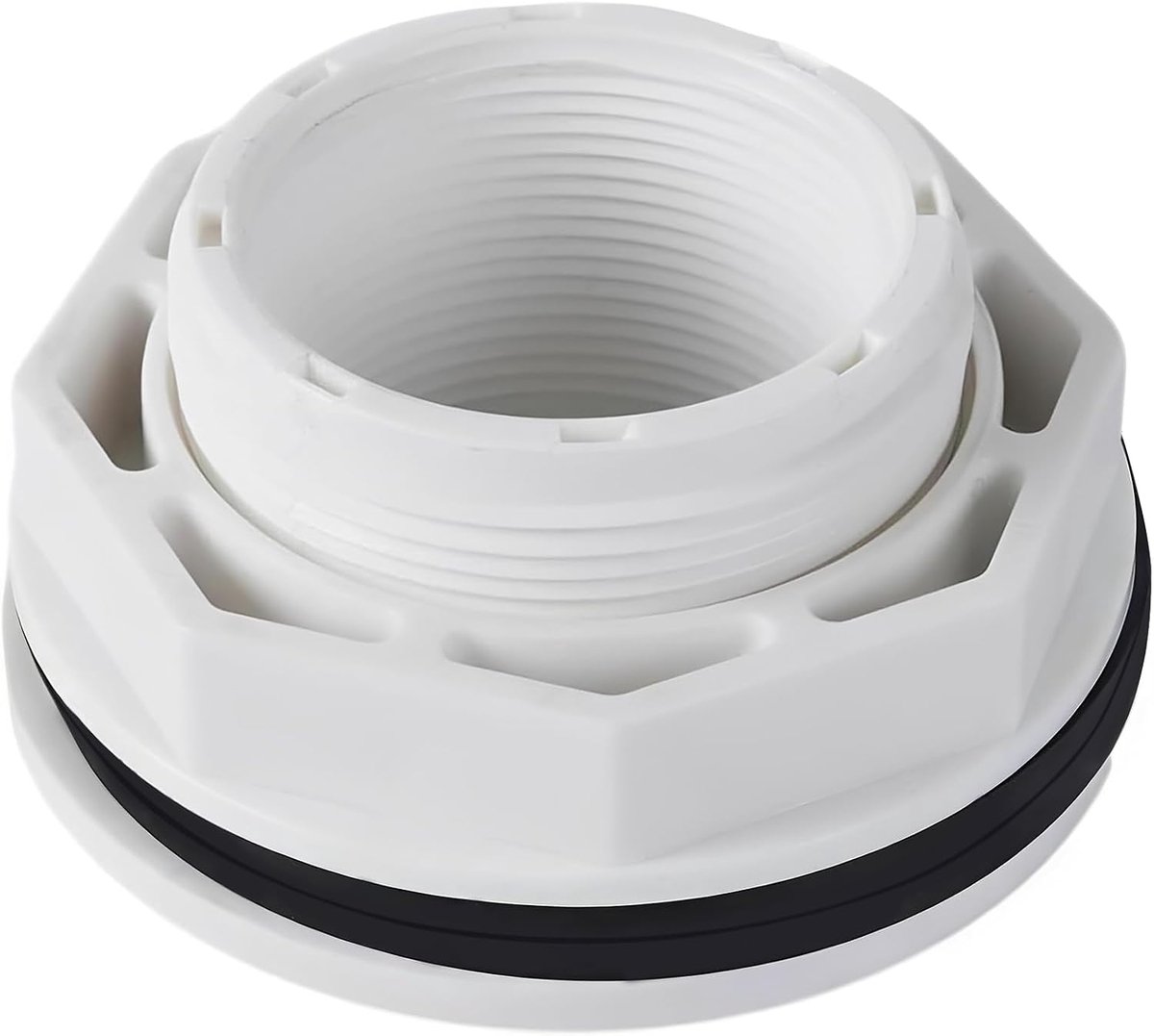 Terugloopschroefverbinding 1-1/2 inch - FIP schroefdraad - met contramoer en afdichting - ideaal voor zwembaden - ShopVlot