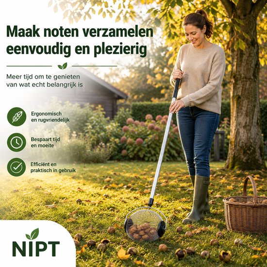 NIPT Notenverzamelaar - Roestvrij Staal - 101 cm — afbeelding 3