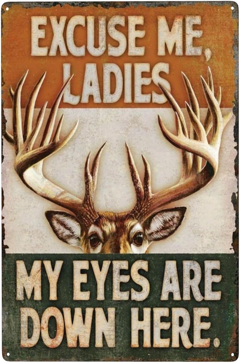Vintage tin sign hert - 20x30cm - hoogwaardig metaal - perfect voor man cave of huisdecoratie - ShopVlot