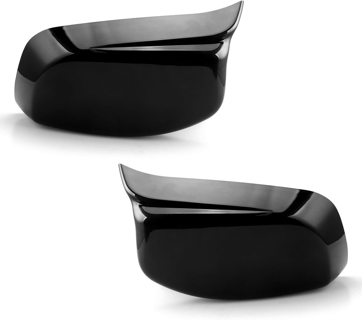 Zijspiegel Covers Vervanging - Glanzend Zwart - Voor BMW 6 Serie E63 E64 & 5 Serie E60 E61 - Perfecte Pasvorm - ShopVlot
