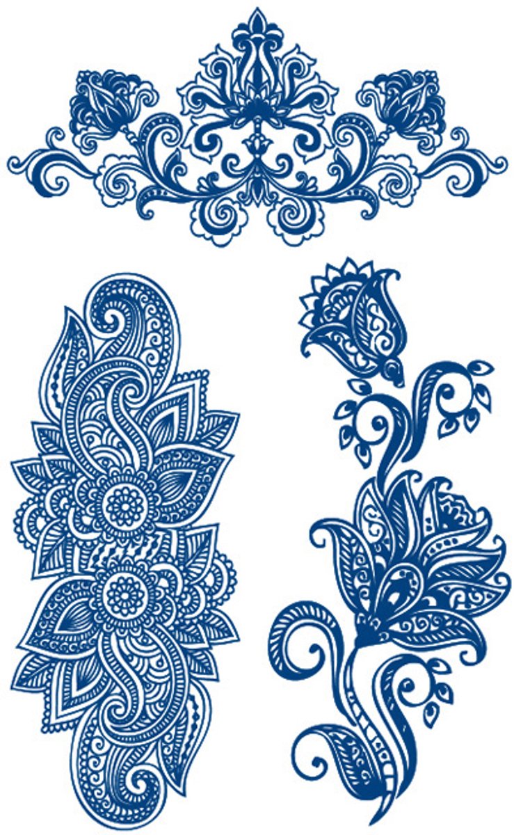 Tijdelijke tattoo Overige ontwerpen sierlijk 2 weken