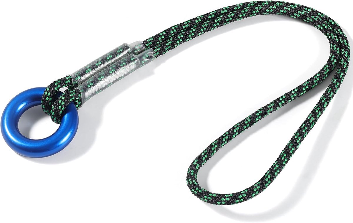 Prusik luskoord 6 mm - polyester 50 cm - 8 kN belastbaarheid - ideale grip voor klimmen - ShopVlot