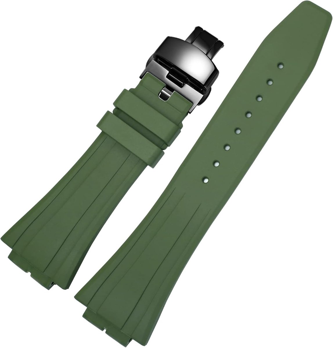 Horlogeband voor mannen - Fluorescerend rubber - Quick release - Perfecte pasvorm voor Casio GM-2100 - ShopVlot