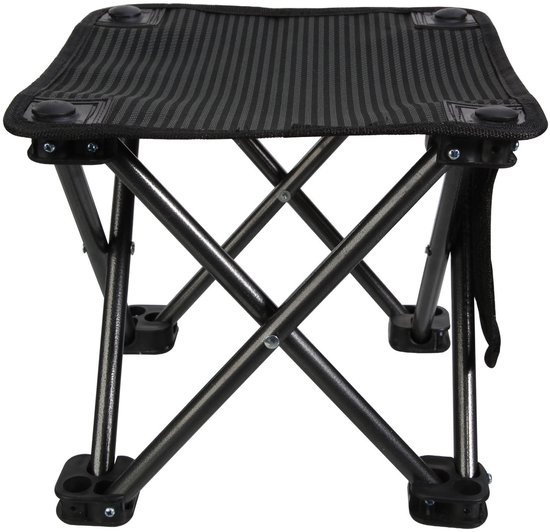 Mini-klapkruk, opvouwbare kruk voor op de camping - Angel-stoel Staal 650 g Licht 150 kg van MINI — afbeelding 5
