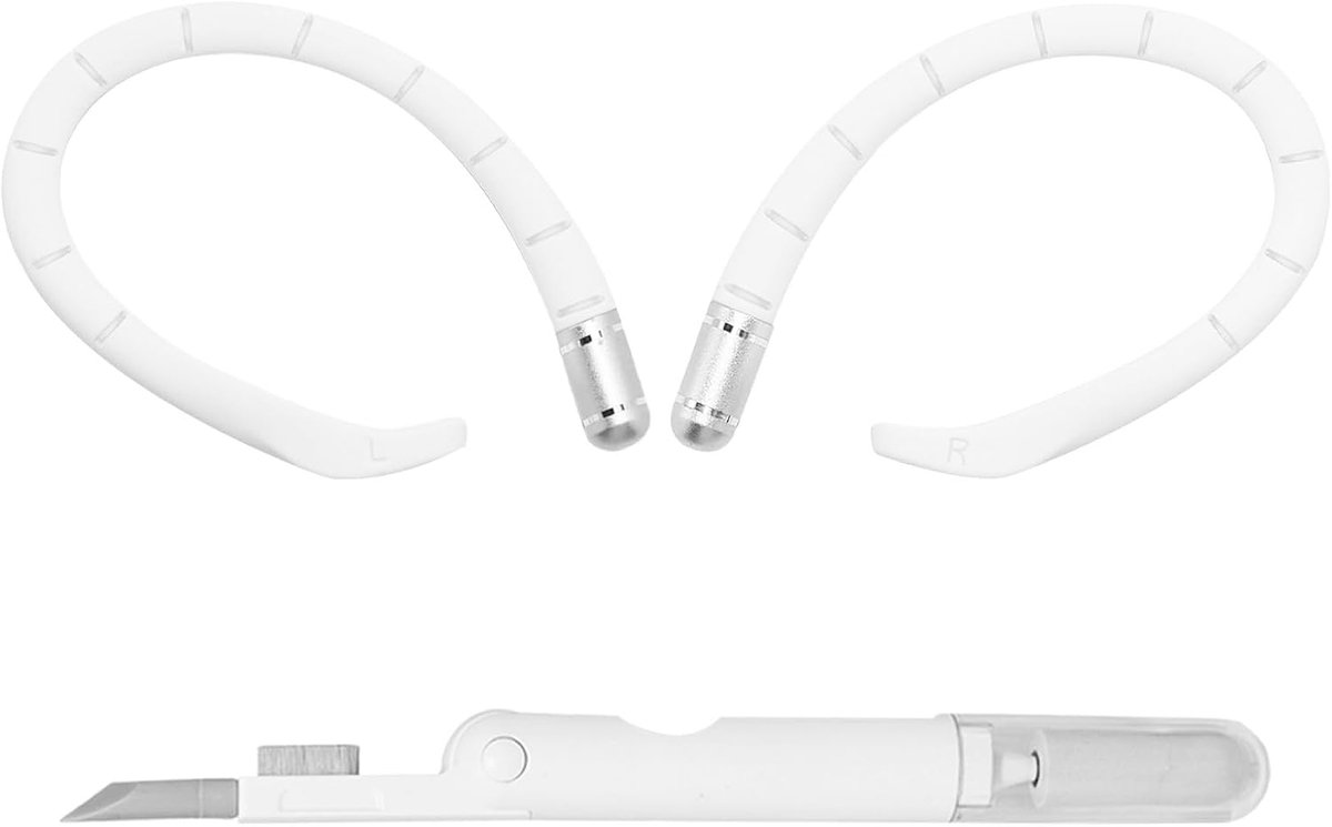 Oorbeugel voor Samsung Galaxy Buds4 Pro - Wit - Veilig en comfortabel - Inclusief reinigingsstift - ShopVlot
