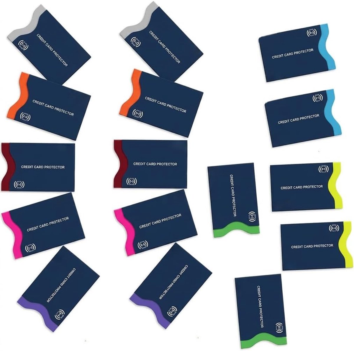 Creditcardhoezen met RFID-bescherming - Aluminium - Ultra dun - Beveiliging tegen diefstal - ShopVlot