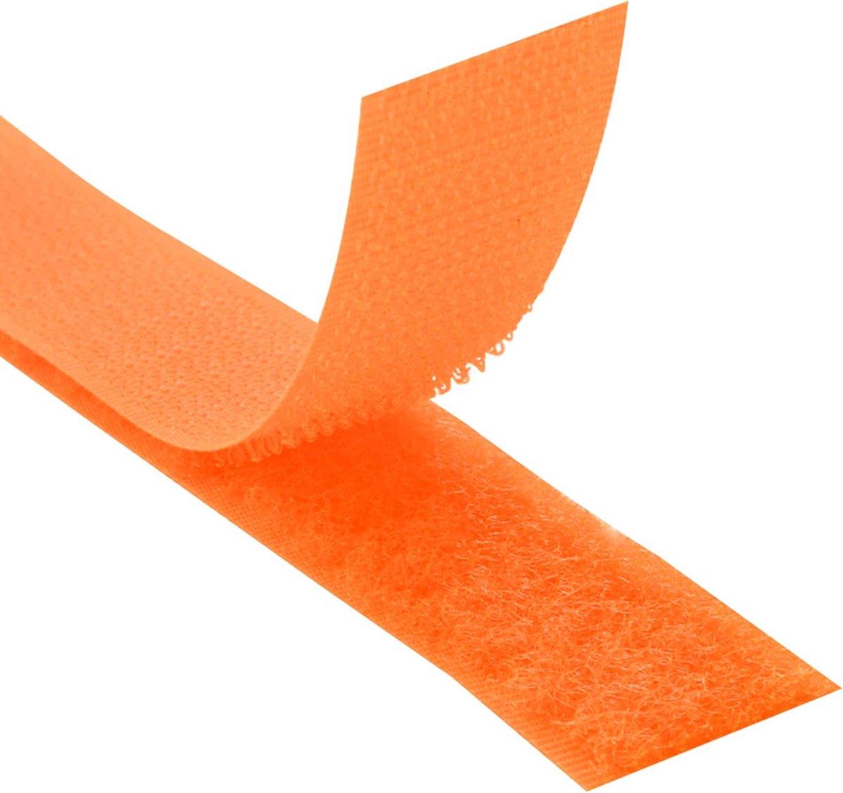 Klittenband voor naaien 20 mm x 3 m - oranje - duurzaam nylon - herbruikbaar tot 10.000 keer - ShopVlot