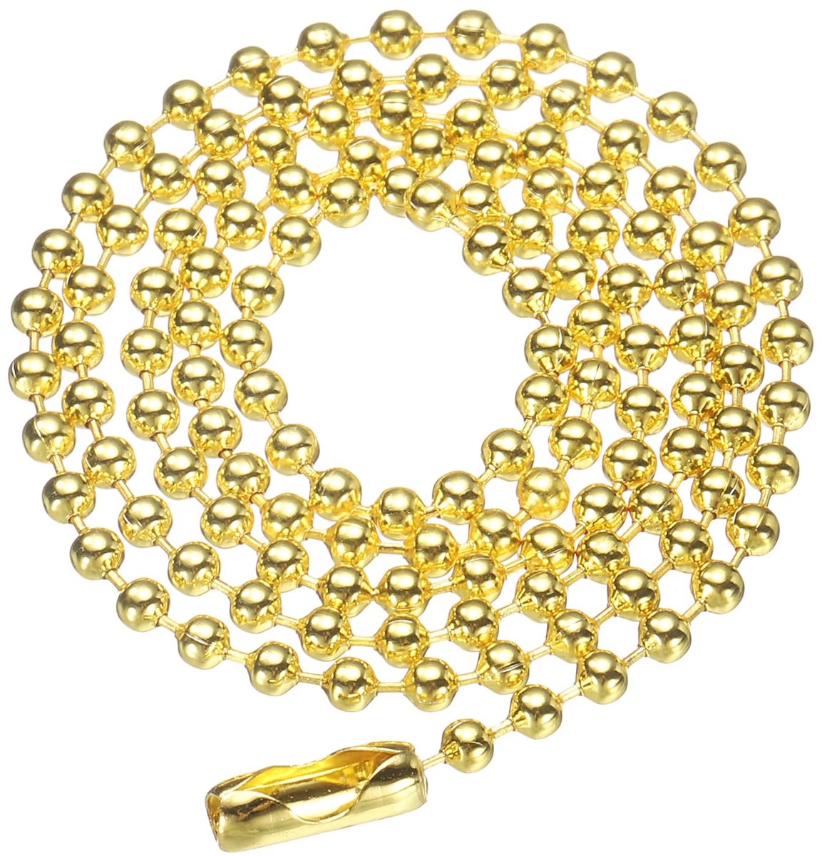 Kralenketting 2,4 mm - ijzer - goud - stijlvolle halsband voor mannen en vrouwen - ShopVlot