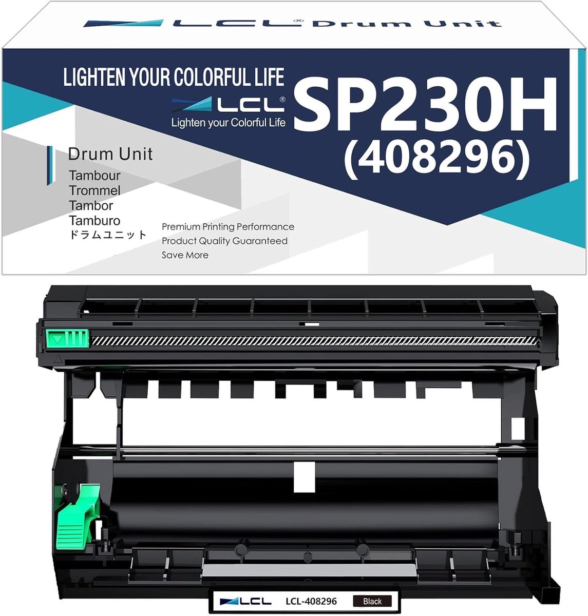 Trommel compatibel met Ricoh SP230H - zwarte - 12000 pagina's - duurzame vervanging - ShopVlot