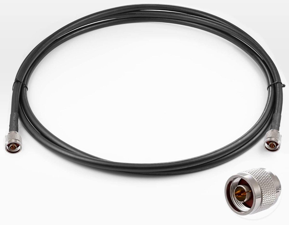 Coaxkabel N-Male 3M - LMR400 - Laag verlies - Ideaal voor 3G 4G 5G antenne - ShopVlot