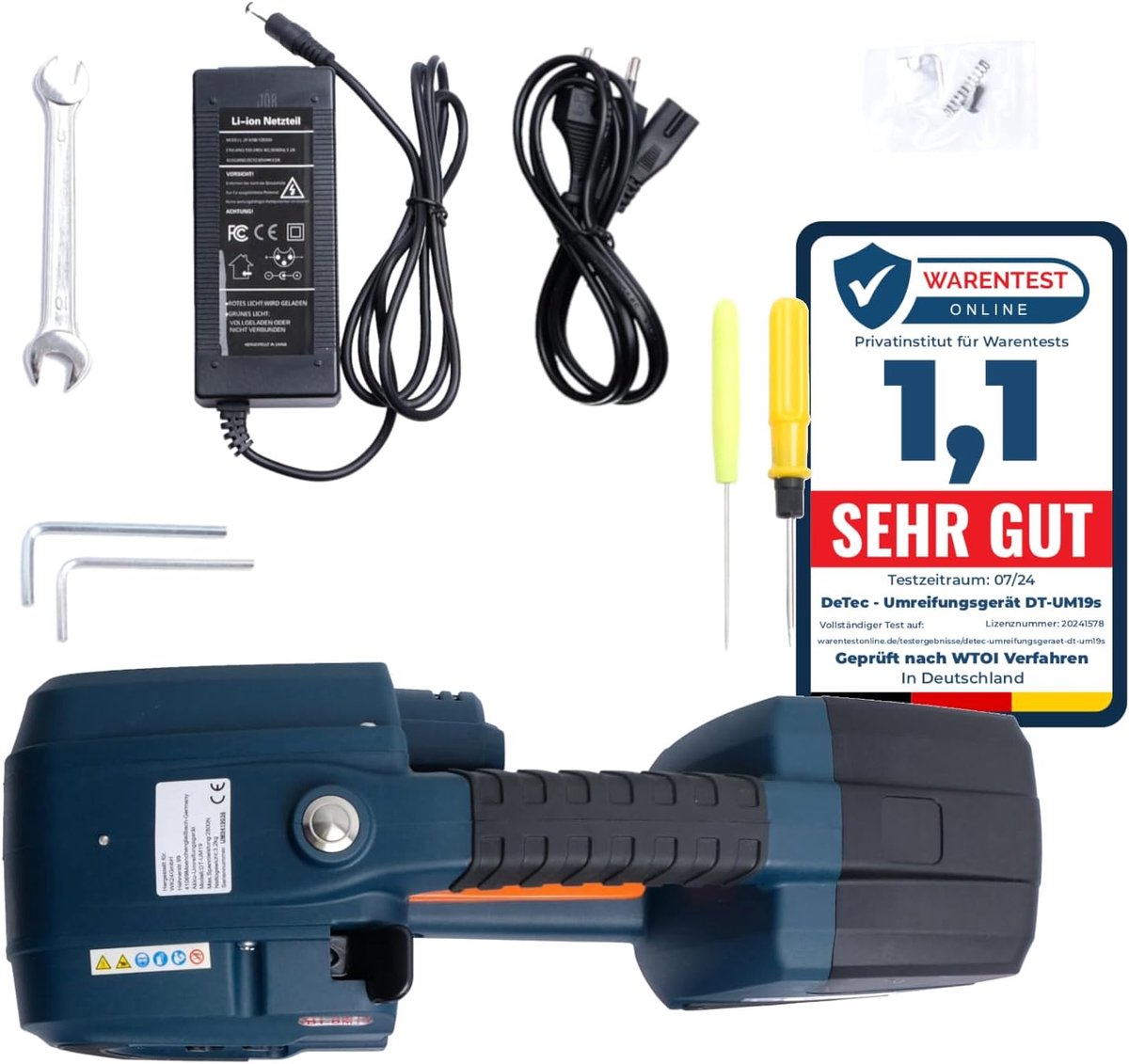 Strapping device - accu bandspanner - voor plastic banden - tijdsbesparend bij verzending - ShopVlot