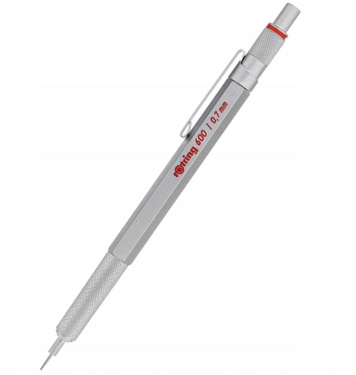 Merkloos Mechanische Potlood 0.7mm Zilver - Precisie Tekenen en Schrijven