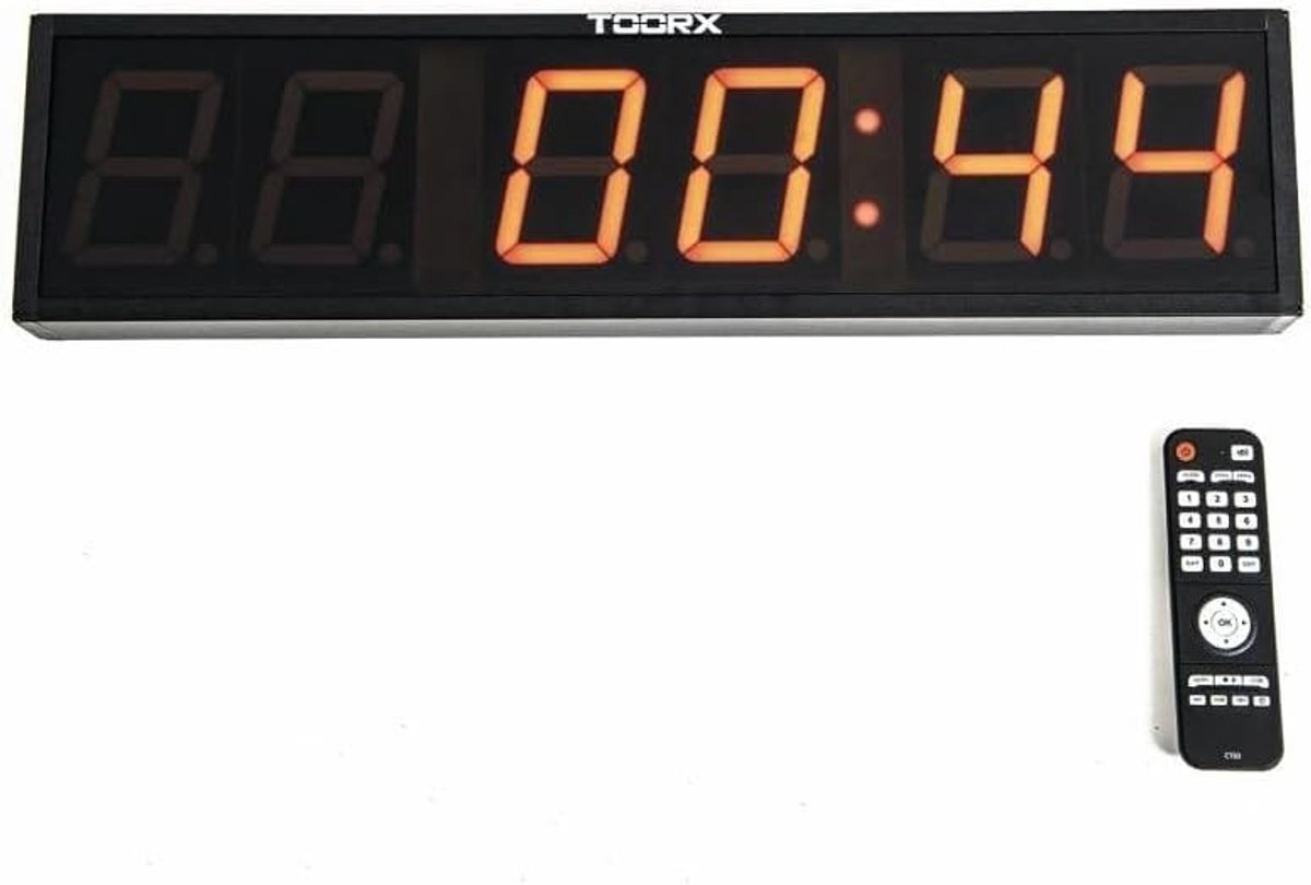 Interval Tabata Timer 64 x 16 cm - Aluminium - Draadloze afstandsbediening - Perfect voor trainingen - SnelShoppen