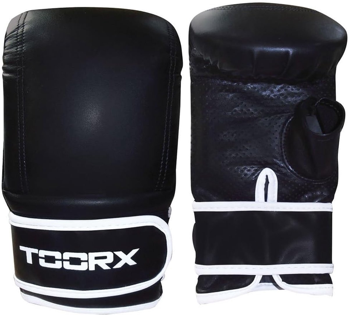 Boxhandschoenen L/XL - Eco leer - Zwart - Ideaal voor training - SnelShoppen