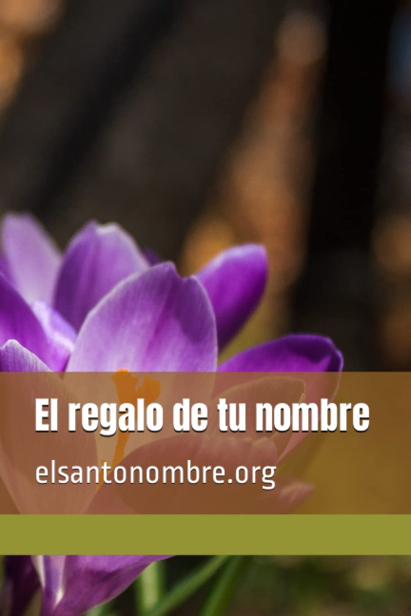Regalo de tu nombre: elsantonombre.org