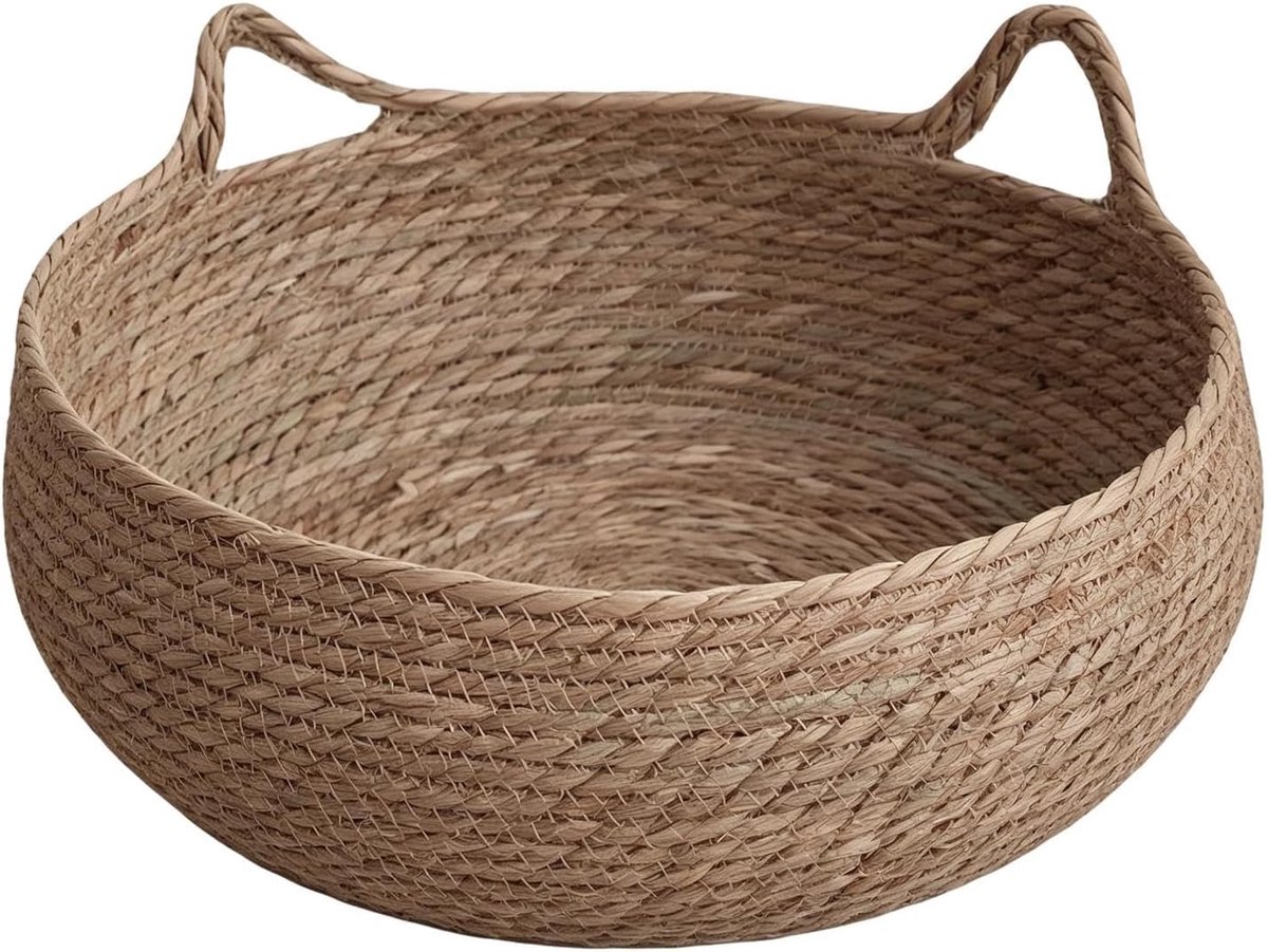 Rotan Ademend Krabnest | Geweven Kattenmand Voor Beweging, Verrijking En Activiteit Tegen Verveling, Binnenshuis In Kooi, Op De Vloer, Als Meubel, En