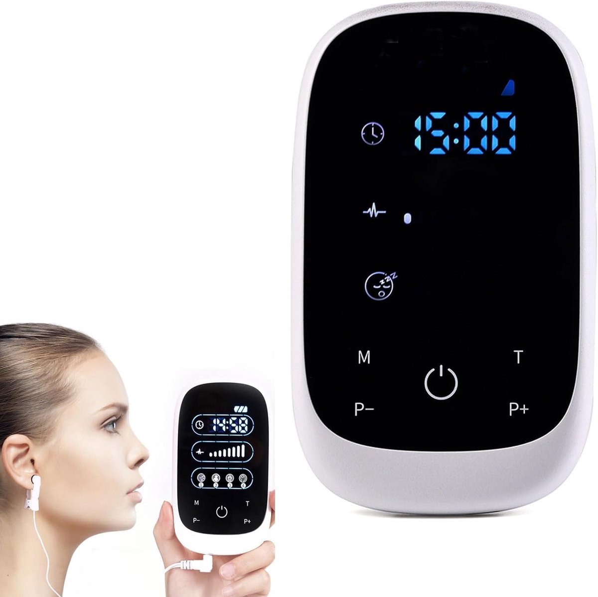 Draagbaar slaapinstrument, full-screen touch-slaaphulp om beter te helpen slapen, angst, depressie en migraine te verlichten