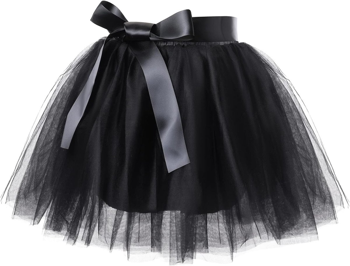 Rok voor kinderen, tutu, rok, balletrok, minirok, dansjurk, 7 lagen, petticoat, balletjurk voor feestjes, dansen, kostuums, carnaval, Halloween, 2-8 jaar