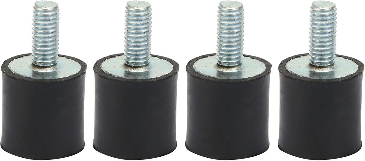 Steunen, 4 Stuks M3 M5 M6 Trillingsdempers Schokdempers Mounts Silentblock voor Auto-bootspoelen (VD15*15 M5*12)