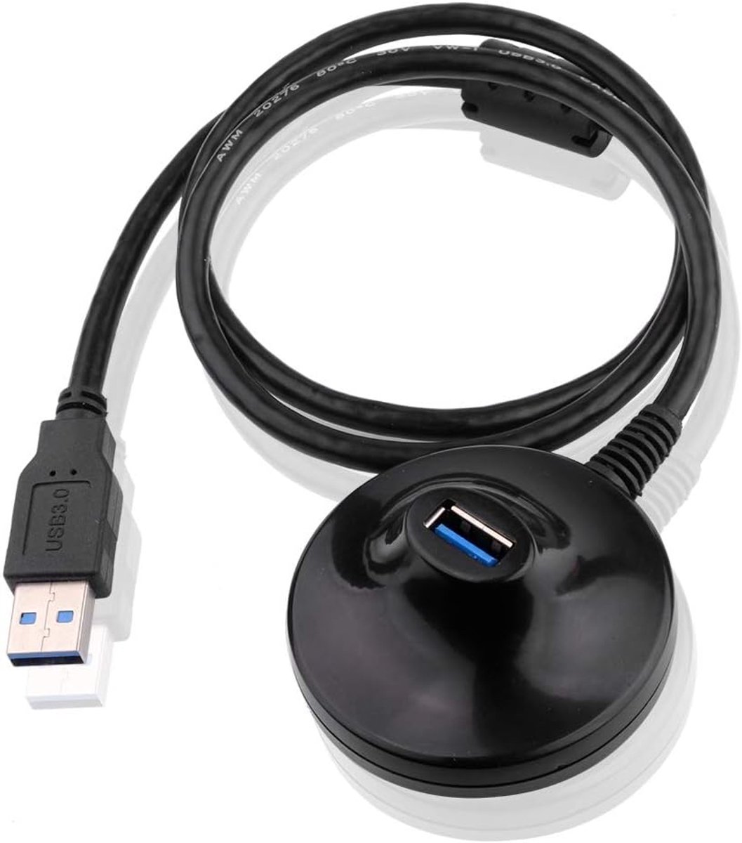 Image of 0,8 m USB 3.0 Type-A mannelijk naar vrouwelijk verlenging dockstation dockingkabel