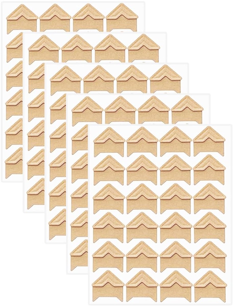 Zelfklevende fotohoeken 120 stuks - transparant - voor albums - perfect voor knutselen - SnelShoppen