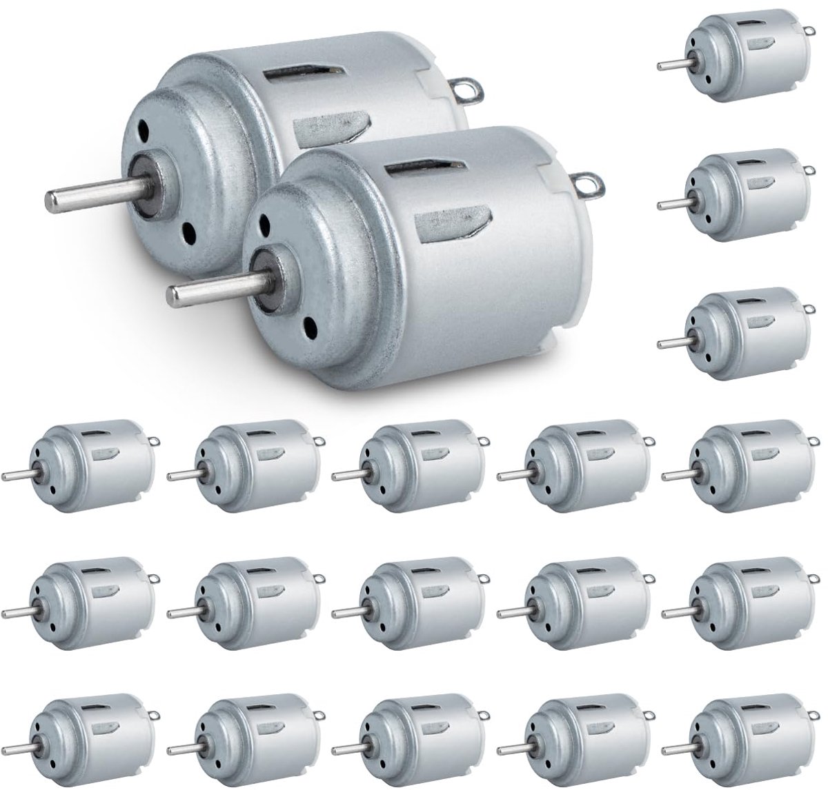 20 stuks Micro DC Motor kleine DC Motor Mricor R140 DC 3V-5V 18000RPM voor DIY speelgoed en wetenschappelijke experimenten