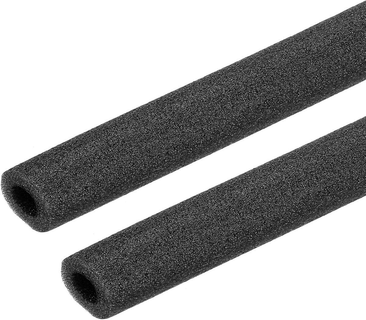 2 stuks schuimrubberen slang voor isolatie van slangen 1/3 inch binnendiameter, geschuimd 0,63 inch buitendiameter, lengte 100 m - warmwater/vorstbescherming, zwart