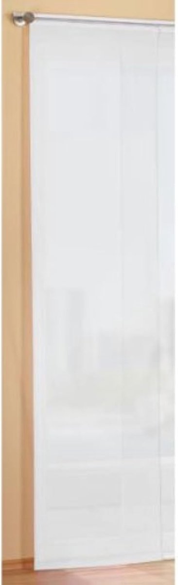 Paneelgordijn 245 x 60 cm - Transparant - 100% polyester - Eenvoudig te onderhouden - ShopVlot