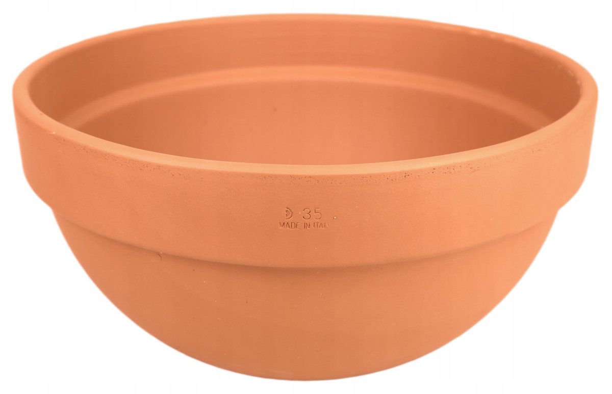 Merkloze Keramische Terracotta Pot - 35cm Diameter