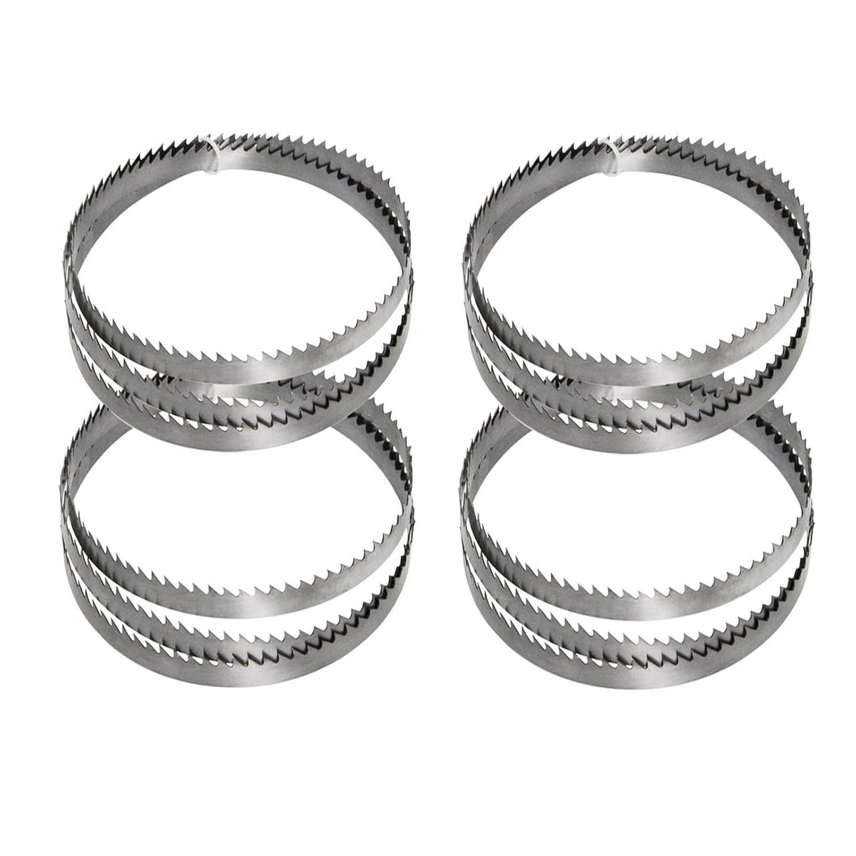 4 Blades Pack, SK5 Band Saw Blades, 1425mm x 6.35mm x 0.35mm x 10TPI, Wood Metal Plastic PVC Foam Cutting