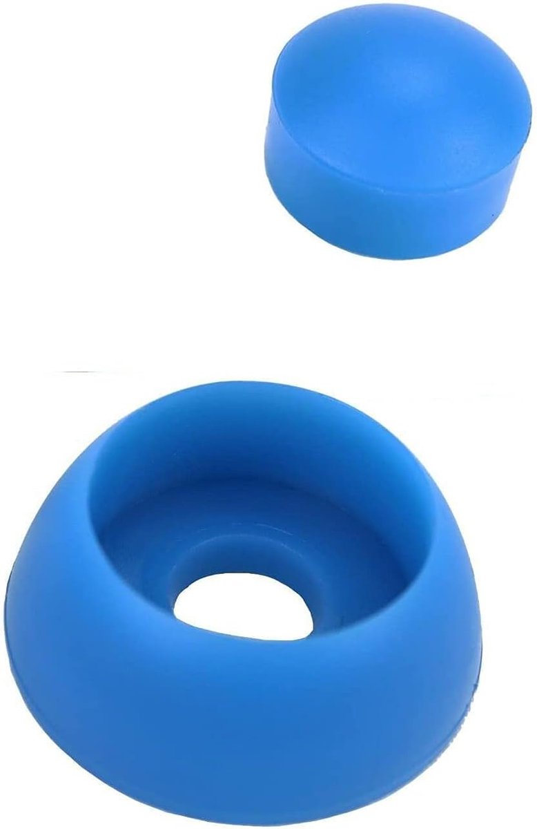 Schroefafdekking/boutafdekking blauw, voor speeltoren/schommel, pakket: 10 stuks (blauw)