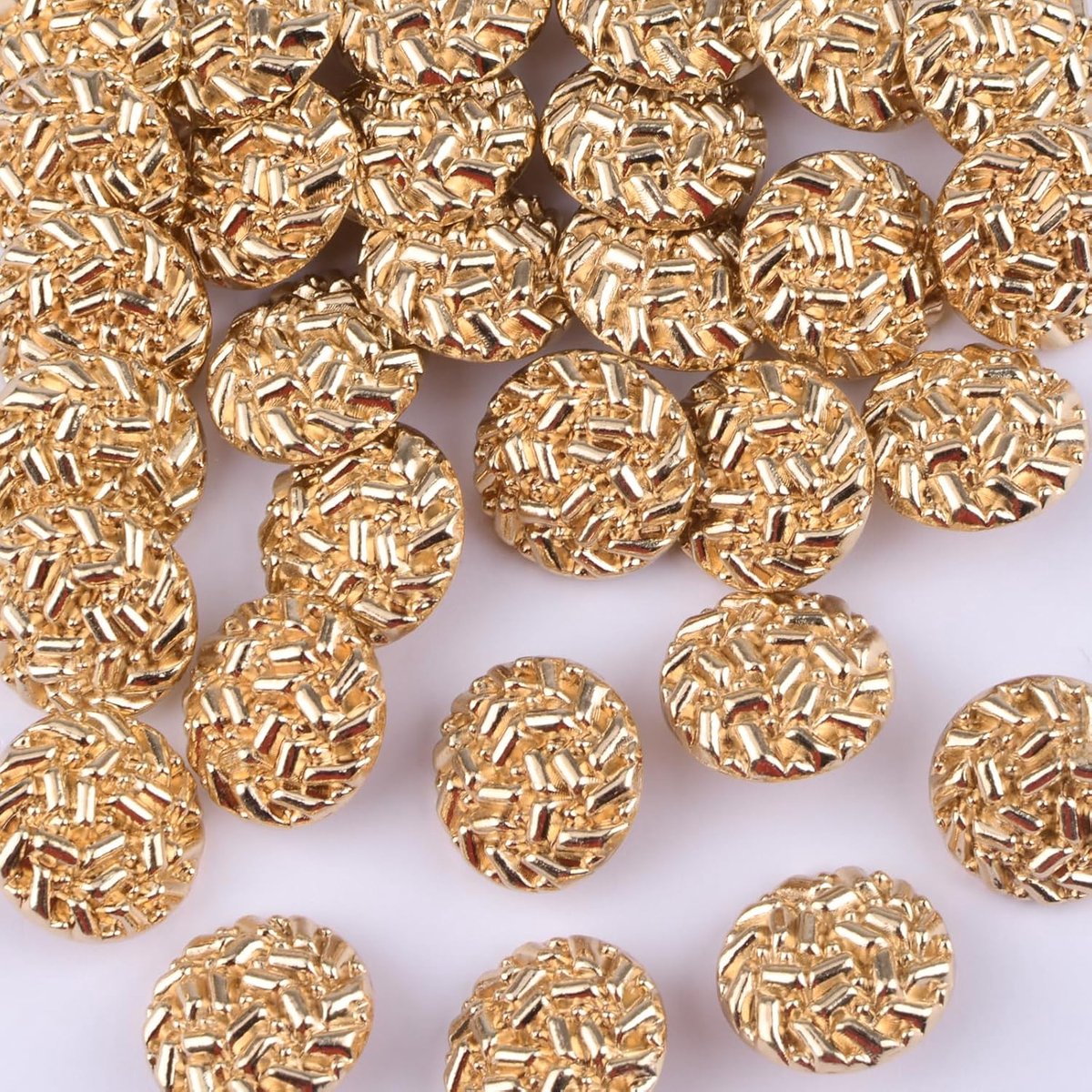 metalen knoop, 30 stuks onregelmatig patroon Retro knop voor blazer jas broek shirt gebreid jurk naaien kleding decor, 18mm