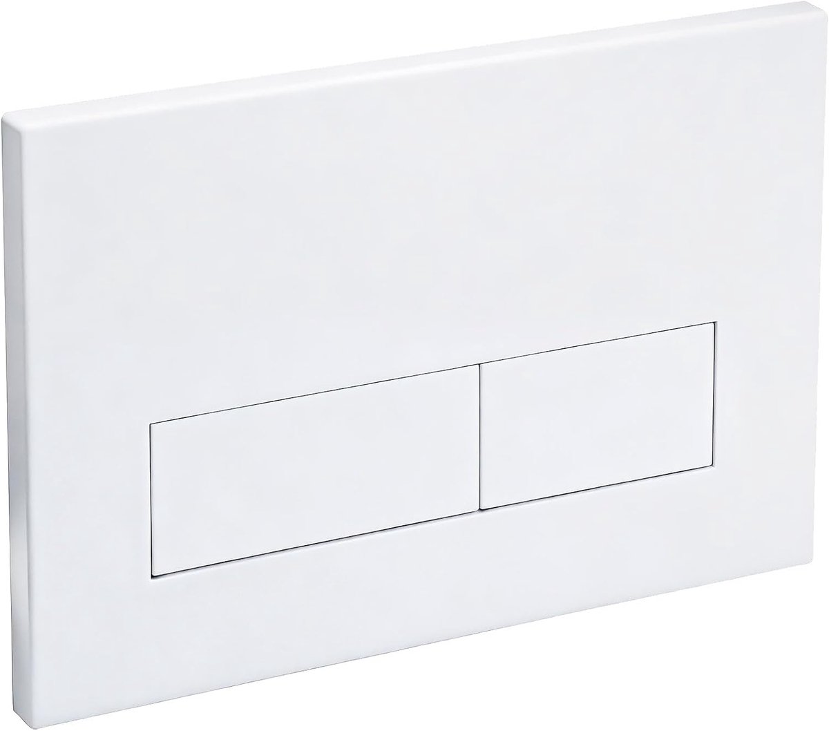 Bedieningsplaat voor WC-reservoir, Onderdelen voor oud model, Geschikt en compatibel met Geberit Sigma 01,20,30 Bedieningsplaat 115770115 met Dubbele Spoeling(Gletsjer wit)