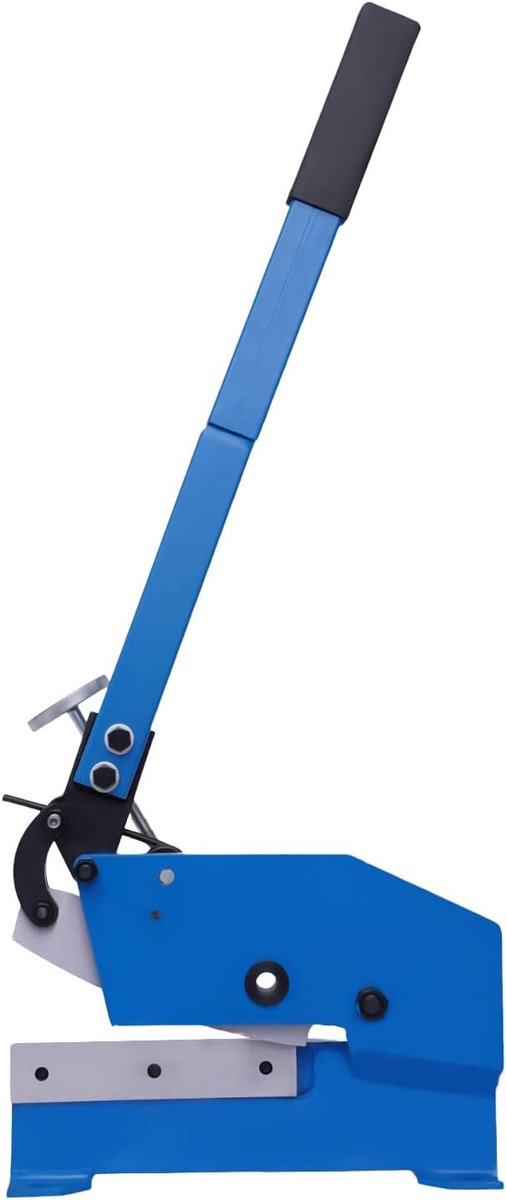 Handmatige metalen schaar, metalen snijmachine voor de tafel, robuuste handschaar, handmatige snijmachine 200 mm, voor het bewerken van verschillende harde metalen platen