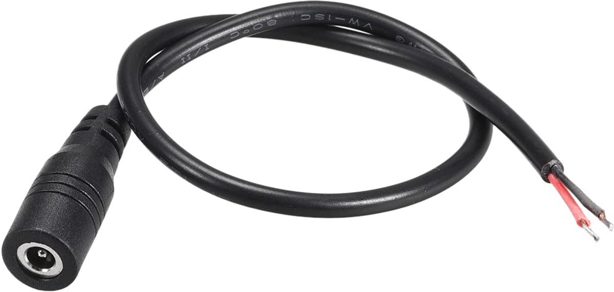 sourcing map 5 stuks DC stroom 4,0 mm x 1,7 mm 3A 22AWG 30 cm bus connector pigtail