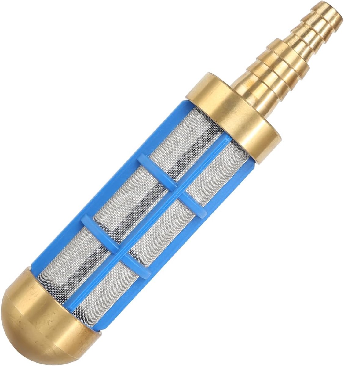 Messing zuigfilter geschikt voor 1/2 inch en 3/4 inch voor hogedrukreiniger pomp camper, aanzuigfilter tuinslang filter zuigmand tuinslang filter slang filter slang filter waterfilter