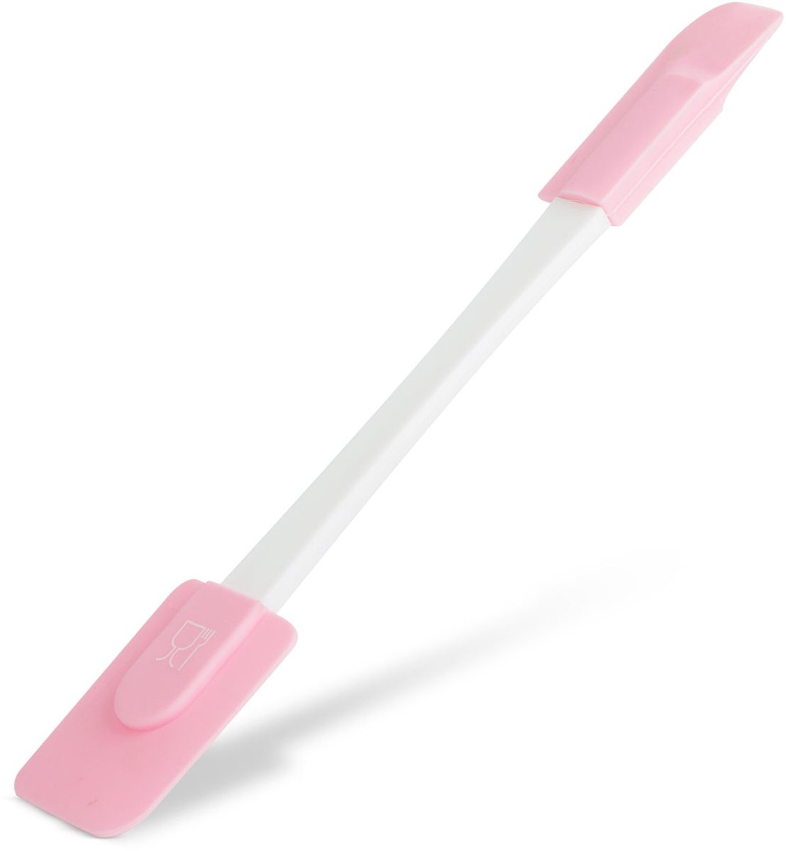 Siliconen spatel - roze, dubbelzijdig 24,5 x 4,5 cm 1 Stuks [57528B]