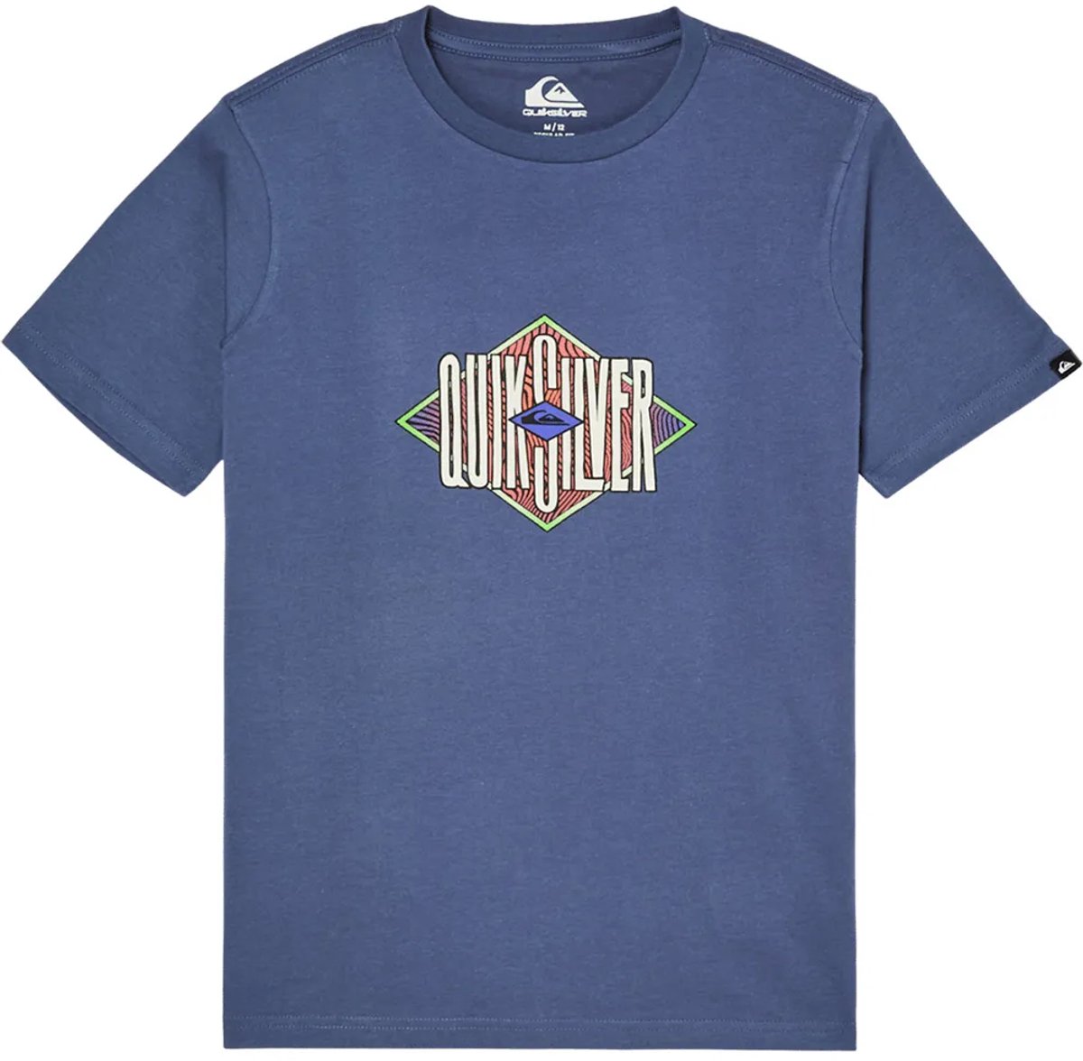 Quiksilver Losange T-shirt Met Korte Mouwen 10 Years Jongen Vintage Indigo
