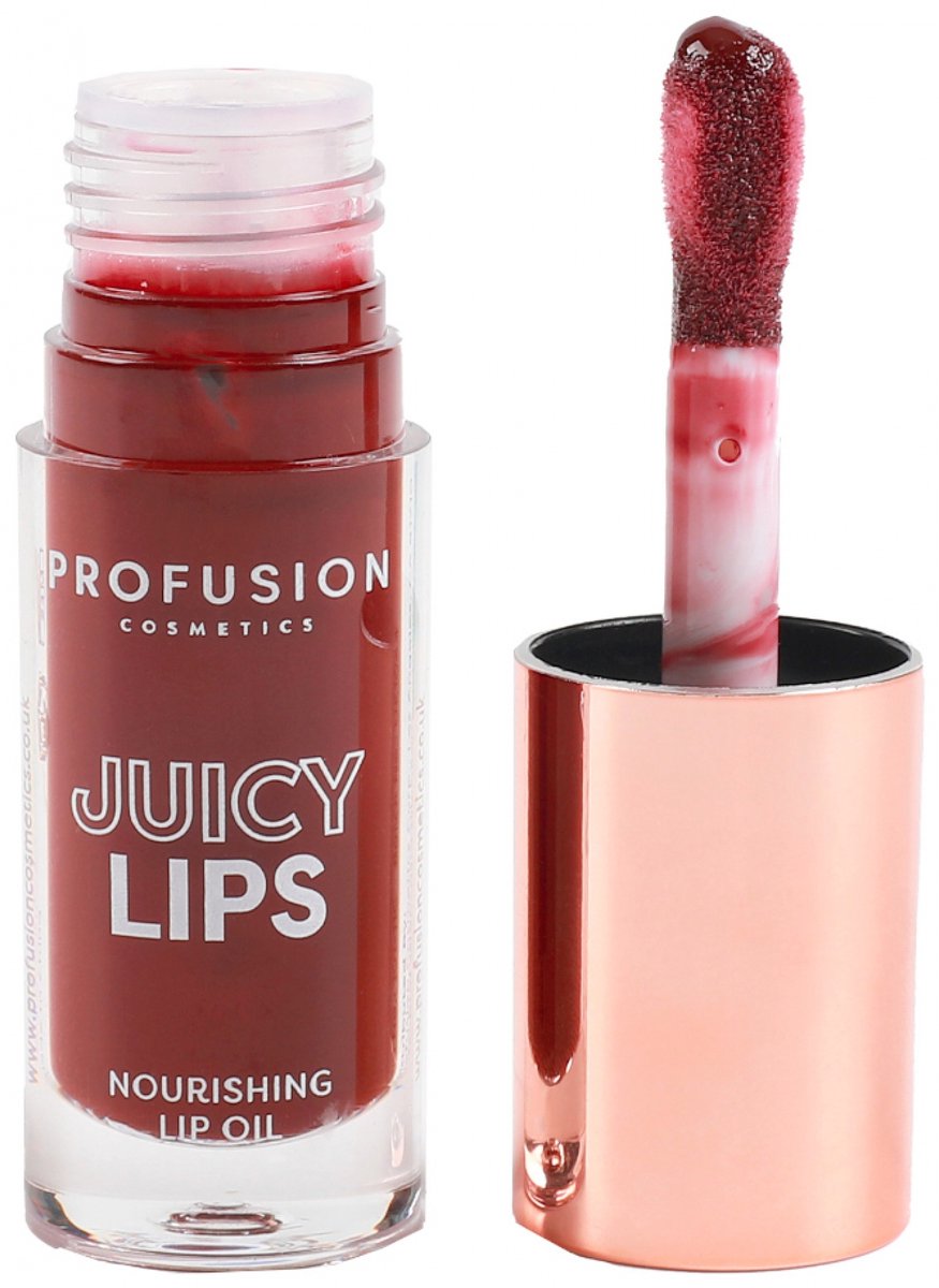 Profusion Cosmetics Juicy Lip Nourishing Tinted Lip Oil 5,2 ml (Tint : Zwarte kers)