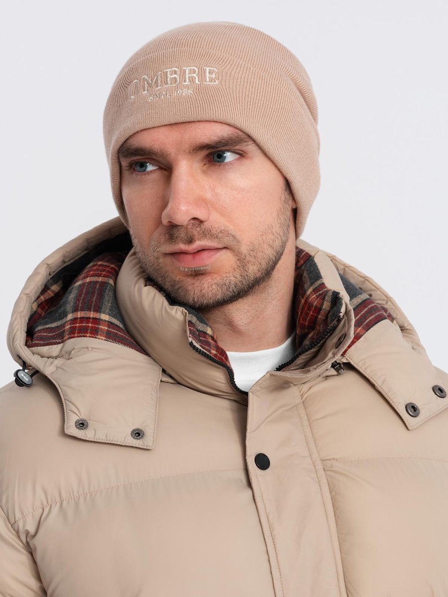 OMBRE Hoed - effen Asgrijs ONE SIZE