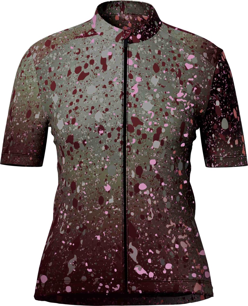 CUBE Fietsshirt WS JERSEY CMPT SPRINKLE S/S GREEN XS (34)