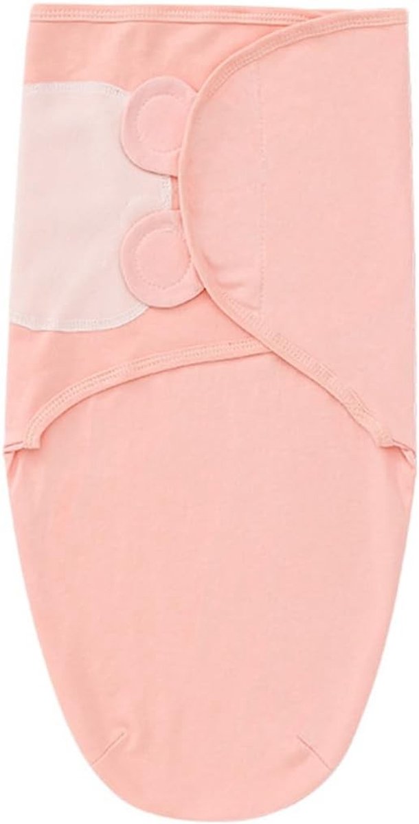 Zomerse swaddle voor pasgeborenen 0-3 maanden, 100% katoen, ademend, roze, 73 x 50 cm, ideaal voor comfortabele slaap en huidvriendelijk