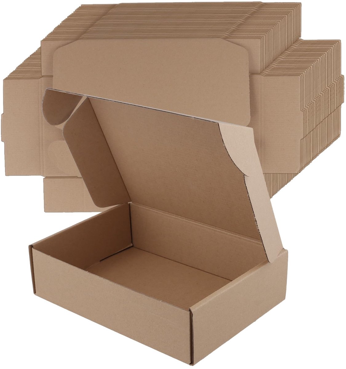 verzenddozen 230 x 160 x 60 mm - kartonnen vouwdozen - bruin - voor verpakking en transport - ShopVlot