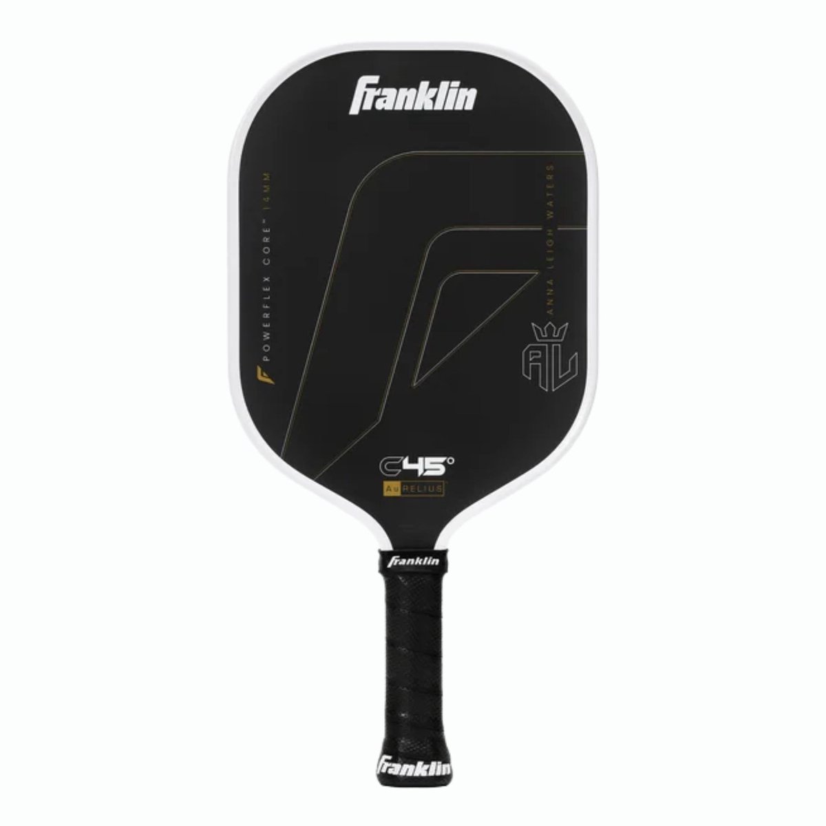 Franklin Pickleball Paddle Carbon Series - 12.7mm - Black/White.
