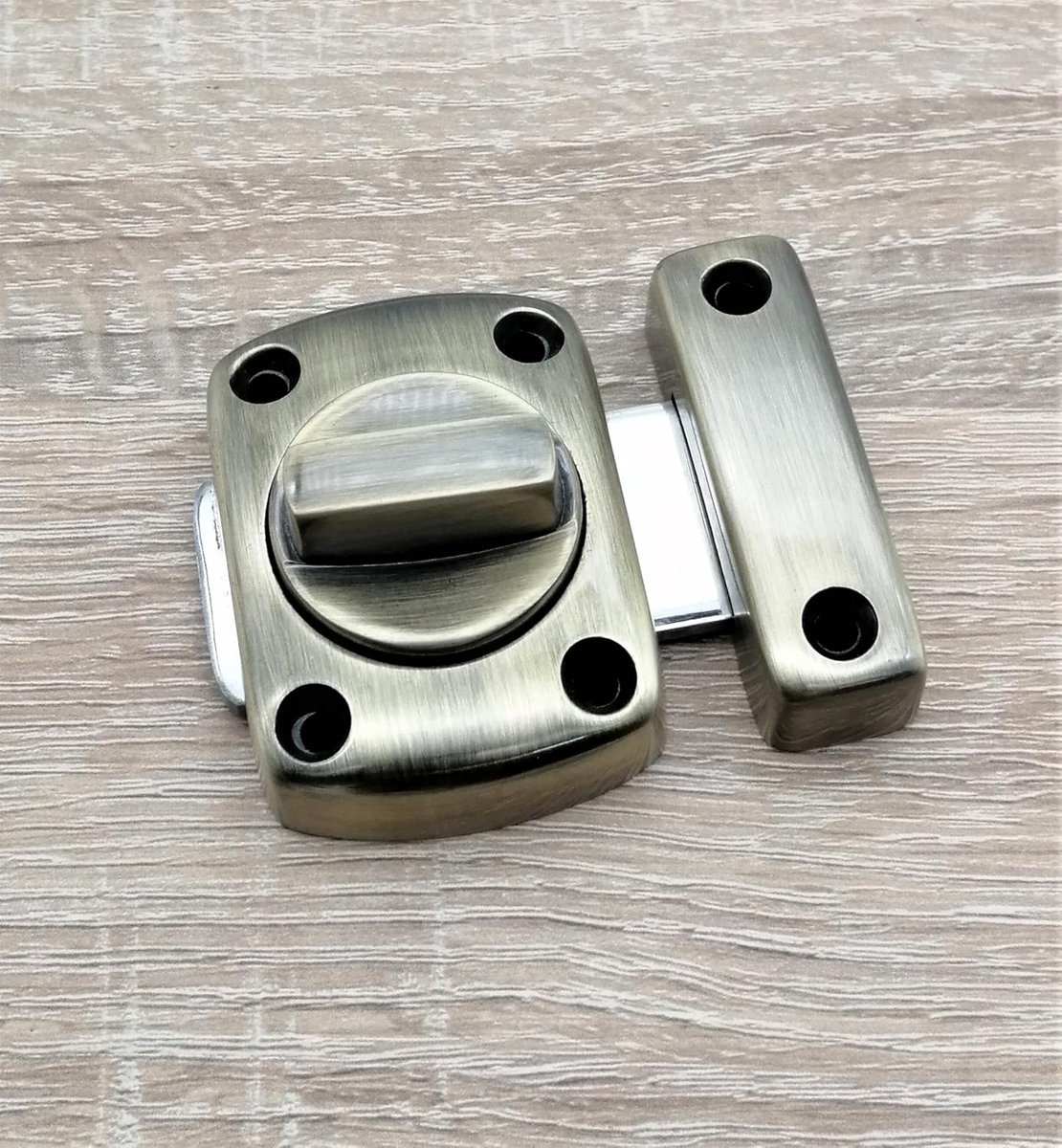 Badkamer Antieke Poort Deur Toilet Turn Twist Bolt Privacy Catch Klink Plain - ShopVlot